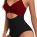 Aria Basics European And American Cross-border Foreign Trade One-piece Swimsuit, Sexy Hollow-out Women's Swimwear, Backless_ecoleips.com