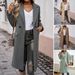 Diyun 2025 Autumn Winter New European And American Foreign Trade Elegant Commuter Lapel Cardigan_ecoleips.com
