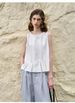 Natural Round Neck Simple Fashion Shirt 2026 New Loose And Thin Temperament Medium And Long Top_ecoleips.com