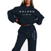 Women's Long Sleeve Letter Sweatshirt Casual Comfortable Sportswear Polyester Fiber Autumn Top_ecoleips.com