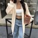 Diyun European And American Casual High-End Woolen Coat Sweater Women's Fashion 2025 Autumn Winter_ecoleips.com