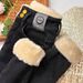 Extra Thick Cotton Outer Wear, Slim-Fit High-Waisted Fleece-Lined Jeans For Women, Winter Lamb Wool Slimming Skinny_ecoleips.com
