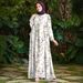 Modest Abaya Dress Women's Clothing Autumn Fashion Print Dress New Style Designs_ecoleips.com