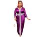 Women's Clothing Dress Artificial Silk Hot Diamond V Neck With Belt Spot_ecoleips.com