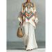 New Women's 3D Printed Wide Leg Pants Set American Style Loose Fit Summer Fashion Vacation Two Piece Set_ecoleips.com