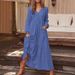 2023 Autumn Winter European And American Foreign Trade Women's Clothing Button Cotton Linen Vintage Casual Sleeve Large_ecoleips.com