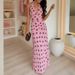 2026 Spring New Women' Clothing Cro-Border European And American Fahionable Elegant V-Neck Polka Dot Strap Long_ecoleips.com