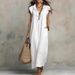 Women's Bohemian Floor-Length Dress Spring Summer New Style Independent Websites European American Design Flutter Sleeve_ecoleips.com