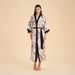 Aria Basics New Cross-border Bathrobe Pajamas For Women, High-end Spring Autumn Satin Chiffon European And American Style Home Wear,_ecoleips.com