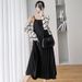 Wear 101.25kg Piece Set Pleated Strap Maternity Dress_ecoleips.com