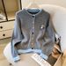 Women's Clothing Women's Style Knitted Cardigan Loose Fit Super Cute Top Long Sleeve For Formal & Casual For Women_ecoleips.com