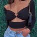 Summer 2023 Women's Sexy Cross-Shoulder Halter Neck Tank Top Cropped Cutout Design New Fashionable Top for Ladies_ecoleips.com