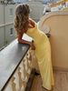 Hugcitar Women Elegant Solid Slips Backless Patchwork Sexy Bodycon Maxi Dress Summer Female Vacation Clothes Birthday Party Club_ecoleips.com