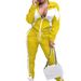 Women's Clothing Casual Fashion Contrast Color Cardigan Two Piece Set_ecoleips.com
