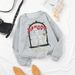2025 European American New Autumn And Winter Women's Round-neck Fleece-lined Thickened Sweatshirt, Warm,_ecoleips.com