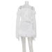 Off-Shoulder Ruffle Sleeve Top & Flared Mini Skirt Set – Summer Feminine Outfit (Pink/White, Pure & Flirty Aesthetic)_ecoleips.com