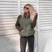 Women's Clothing Stand Up Collar Cotton Jacket Splicing Coat New Autumn And Winter Women's Clothing Cardigan Zipper Long Sleeve_ecoleips.com