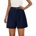 Aria Basics Aria Basics European And American Cross-border Summer New Clothing High-waisted Loose Wide-leg Suit Pants Business Commuter_ecoleips.com