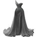 Women's Clothing New Evening Dress One Shoulder V Neck Retro Slit Sexy Party Performance Travel Wedding Evening Dress_ecoleips.com