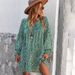 Independently Designed Loose-fitting 2026 Leopard Print Long-sleeve Casual Vacation Dress Slimming Effect_ecoleips.com