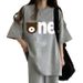 Women's Clothing Student Two Piece Suit Cute Girl Cotton Sportswear Suit Female Summer College Style Casual Short Sleeve_ecoleips.com