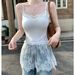 Purely Alluring Sexy Lace Trimmed Tank Top Women, New Summer Design, Stylish Camisole For Layering_ecoleips.com