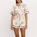 Women's Elegant Linen Cardigan Jumpsuit - Casual Comfortable Long Sleeve Shirt Romper_ecoleips.com