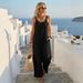Women's Clothing Summer New Casual Solid Color Khaki Wide Leg Jumpsuit American Style_ecoleips.com
