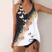 Plus Size Swimdress For Women – Floral Print Swimwear With Removable Bra Pads, UPF 50+ & High-Waisted Swim Skirt_ecoleips.com