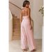 Women's Elegant Solid Color Halter Neck Jumpsuit Spring/Summer Wide Leg Casual Fashion European American Style Backless Romper_ecoleips.com