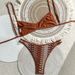 Bohemian Crochet Bikini Set Vintage Inspired Two-Piece Swimsuit For Beach Vacation_ecoleips.com