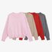 Simple And Versatile Pullover Soft Flat Needle Knitted Sweater_ecoleips.com