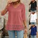 Women's Clothing New French Mori Girl Style Women's Short Casual Shirt Hollow Out Embroidered Lace Top Fashion_ecoleips.com