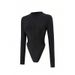Women's Clothing One Piece Swimsuit Slimming High End Bikini Zipper Long Sleeve Conservative Beach Swimwear_ecoleips.com