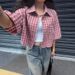 Women's Casual Short Sleeve Top – Lightweight & Breathable Summer Blouse, Red/Black/Blue/Khaki, Sizes S-XXL_ecoleips.com