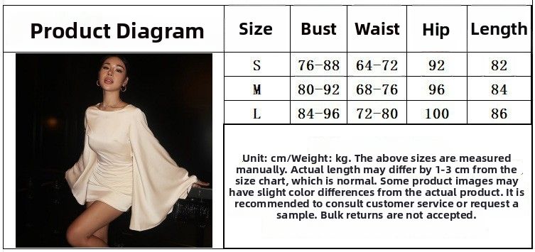 Summer New Arrival Women's Elegant Sexy Satin Back Hollow out Long Sleeve Dress European American High End Cross Border 2025_ecoleips.com