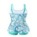Women's Clothing Sexy Fashion Sling Swimsuit High Waist Swim Trunks Swimming Printed Bikini_ecoleips.com
