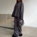 In Stock European And American Foreign Trade Women's Clothing 2025 Spring New Solid Color Round Neck Fashion Casual_ecoleips.com