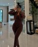 K Fashion Women's Vintage Jumpsuit Two-piece Casual Set._ecoleips.com