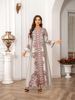 Luxury Embellished Kaftan Dress – Elegant Muslim Women’s Long Sleeve Robe With High-Density Crystal & Beading (Multiple Colors & Sizes)_ecoleips.com
