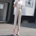 Women's Clothing Women's Loose Straight High Waist Niche High End Point Pants Slim Casual Carrot Suit Pants_ecoleips.com