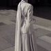 Elegant Long Sleeve Midi Dress – Vintage-Inspired Cotton-Blend A-Line With Puff Sleeves & High Waist (Spring Palette For Brunch To Garden Party)_ecoleips.com