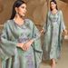 Women's Clothing New Satin Smudge Jacquard Print Belt Dress ABAYA_ecoleips.com