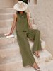 Summer New Arrival Women's Two Piece Set European American Style Versatile Loose Fit Round Neck Casual Cotton Suit_ecoleips.com
