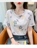 New White T-shirt Women's Short-sleeved Crew Neck Loose Large Size Thin T-shirt Bottoming Shirt Versatile Top_ecoleips.com