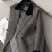 2025 Fall/Winter New Loose-Fit Blazer With Stylish Design, Slimming Gray Women's Suit Jacket_ecoleips.com