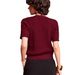 Women's Clothing New Summer Single Breasted Sweater Casual Short Sleeved Round Neck Cardigan Top_ecoleips.com