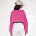 2025 Cross-Border Crop Round Neck Sweatshirt European And American Women's Fashion Short Sports Base Shirt T-Shirt_ecoleips.com
