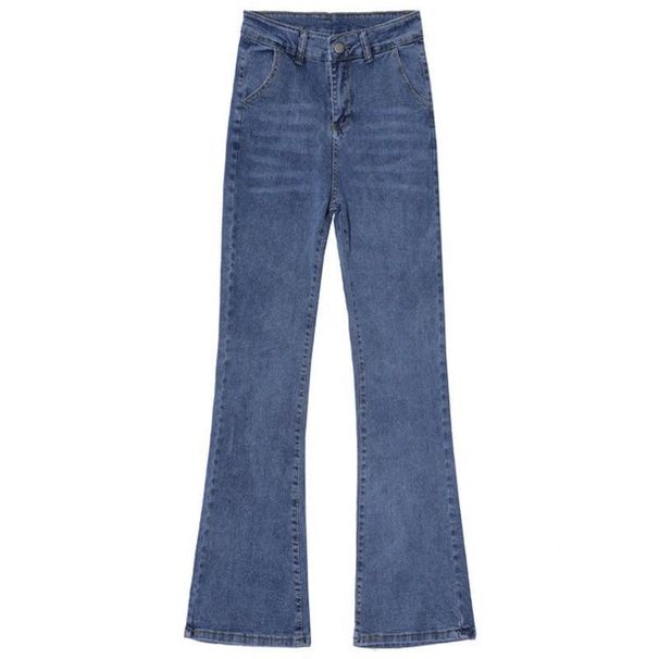 High-waisted Wide-leg Plus-size Jeans For Women 2022 New Spring And Autumn Versatile Slim-fit Long Pants With Slight_ecoleips.com