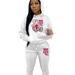 Women's Oversized Loose Fit Sweatshirt And Sweatpants Set Hip Hop Street Casual Printed New Autumn Collection_ecoleips.com